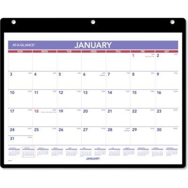 At-A-Glance AT-A-GLANCE Monthly Desk/Wall Calendar, 11 x 8, White, 2022 SK800